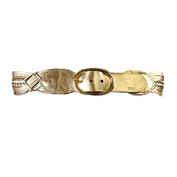 ralph lauren gold belt